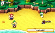 Peso + in Mario & Luigi: Superstar Saga e Aggiungi Gravità in Mario & Luigi: Superstar Saga + Scagnozzi di Bowser.