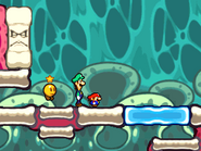 Mini Mario in Mario & Luigi: Viaggio al centro di Bowser e Piccolo Mario in Mario & Luigi: Viaggio al centro di Bowser + Le avventure di Bowser Junior